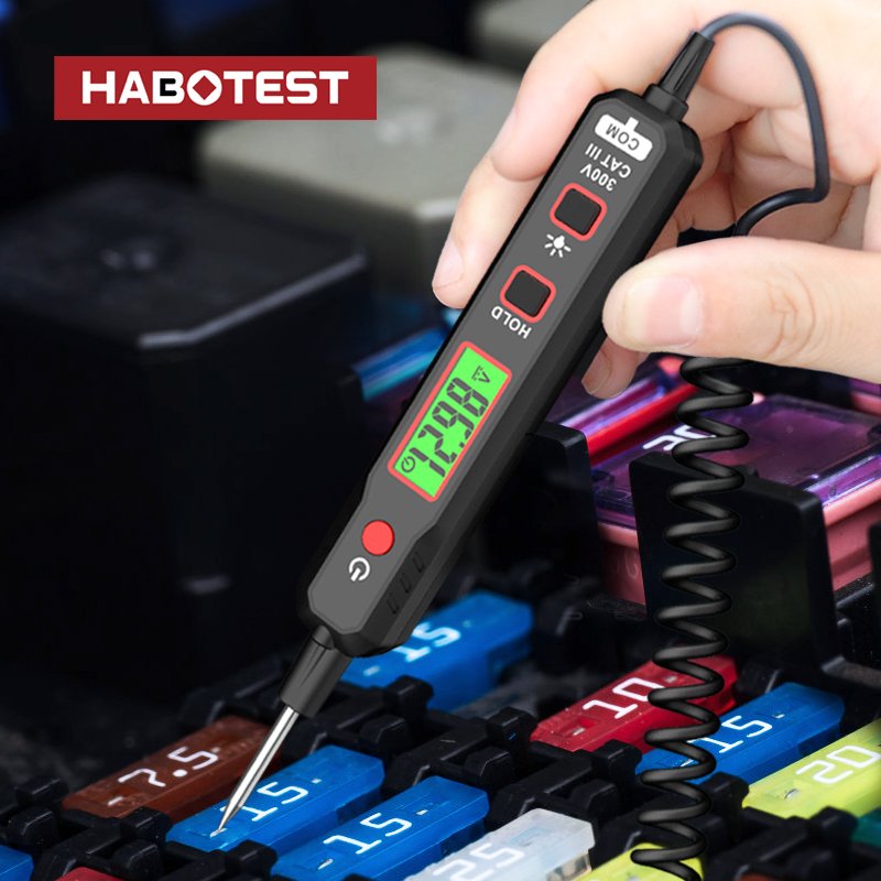 HABOTEST Pen Type Digital Car battery repair testing voltage tools Tester Electrical Instrument Pocket Automotive Multimeter