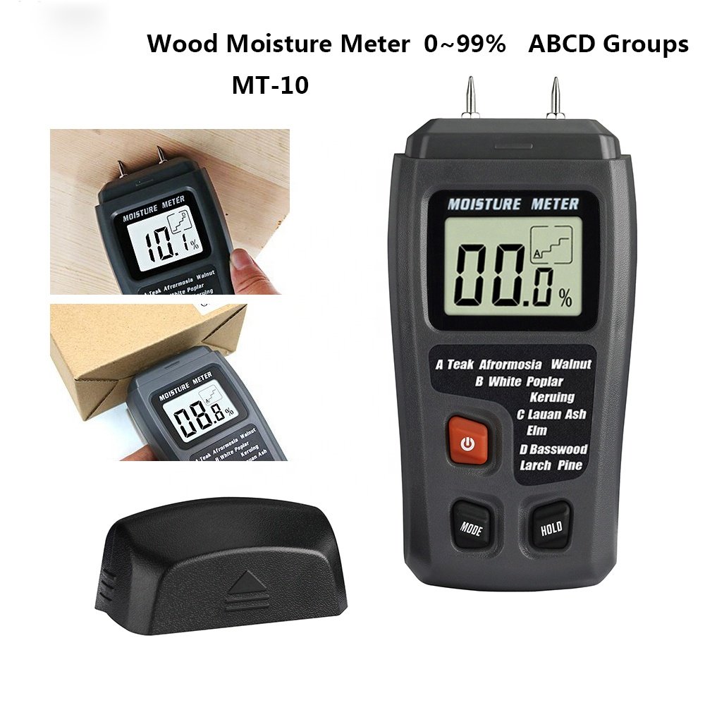 Promotion Factory Supply Lumber Timber Damp Moisture Meter Digital MT10
