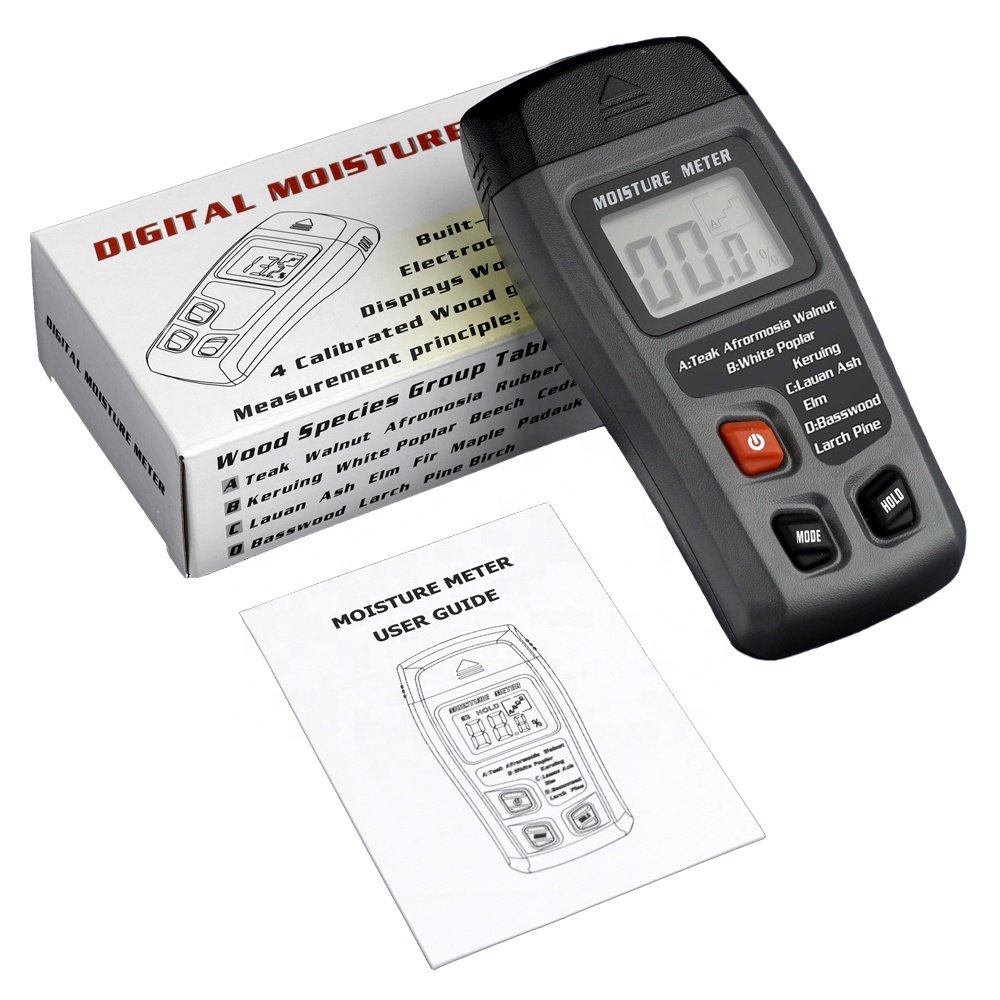 Promotion Factory Supply Lumber Timber Damp Moisture Meter Digital MT10