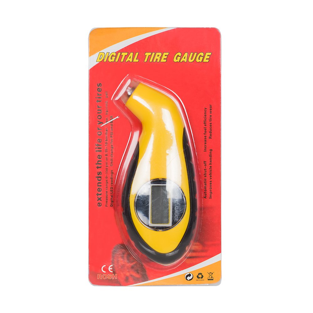 LED Backlight Wheel Tire Tyre Air Pressure Gauge Tester Digital Auto Meter Tool Vehicle Motorcycle Car