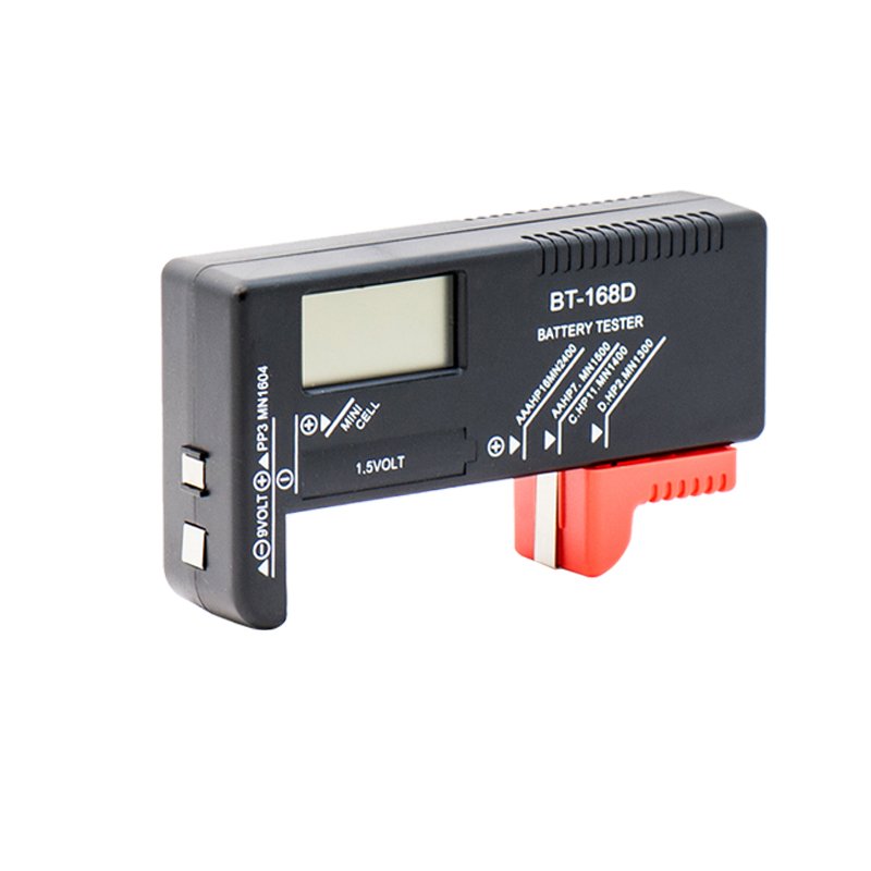 Digital Battery Tester BT-168/BT-168D for AA, AAA, 9V, mini cell Battery