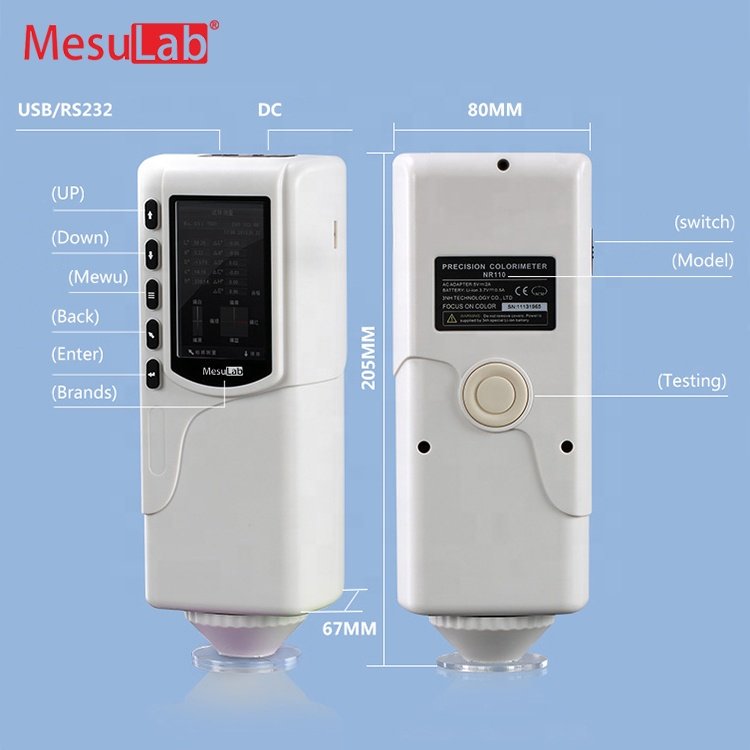 MesuLab ME-NR110 data food paint lab digital color measuring device tester meter price colorimeter testing machine colorimeter