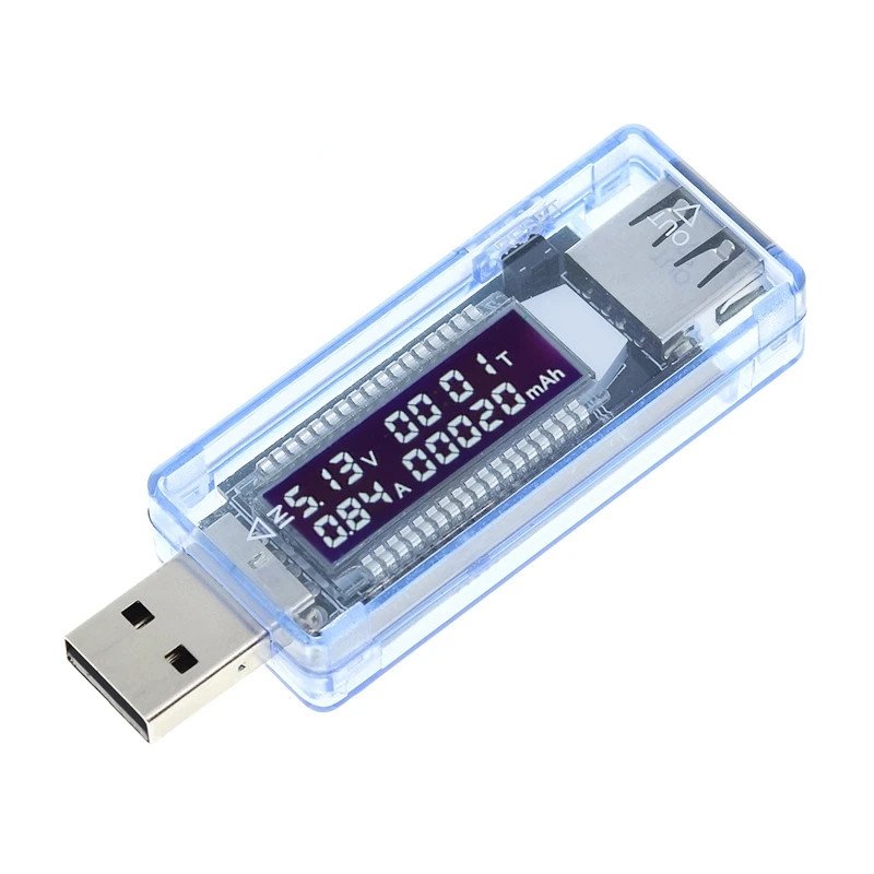 USB Voltage Ammeter Power Capacity Mobile Power Tester V20 Battery Capacity Tester