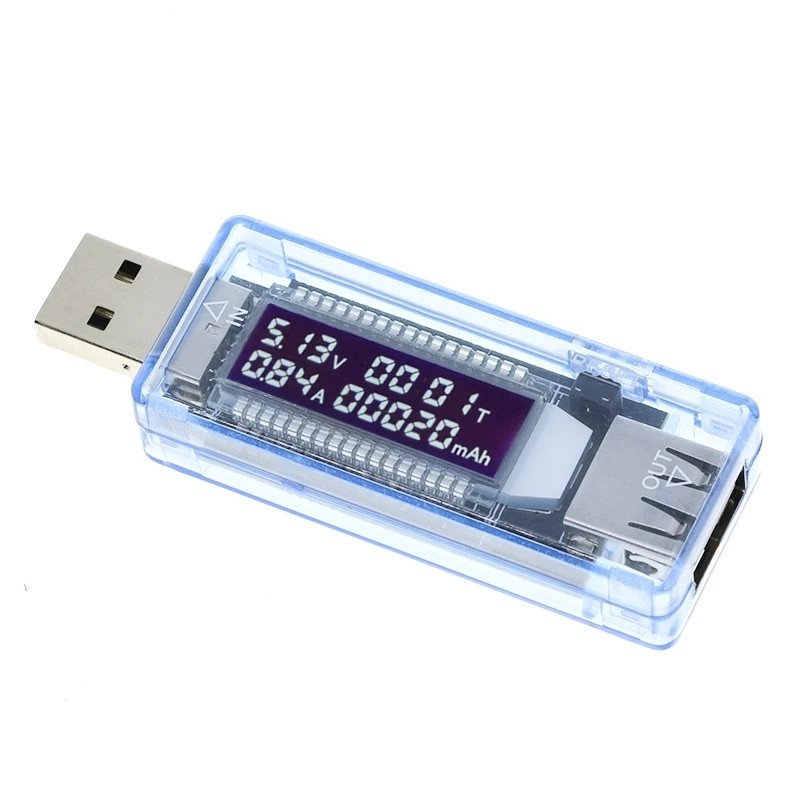 USB Voltage Ammeter Power Capacity Mobile Power Tester V20 Battery Capacity Tester