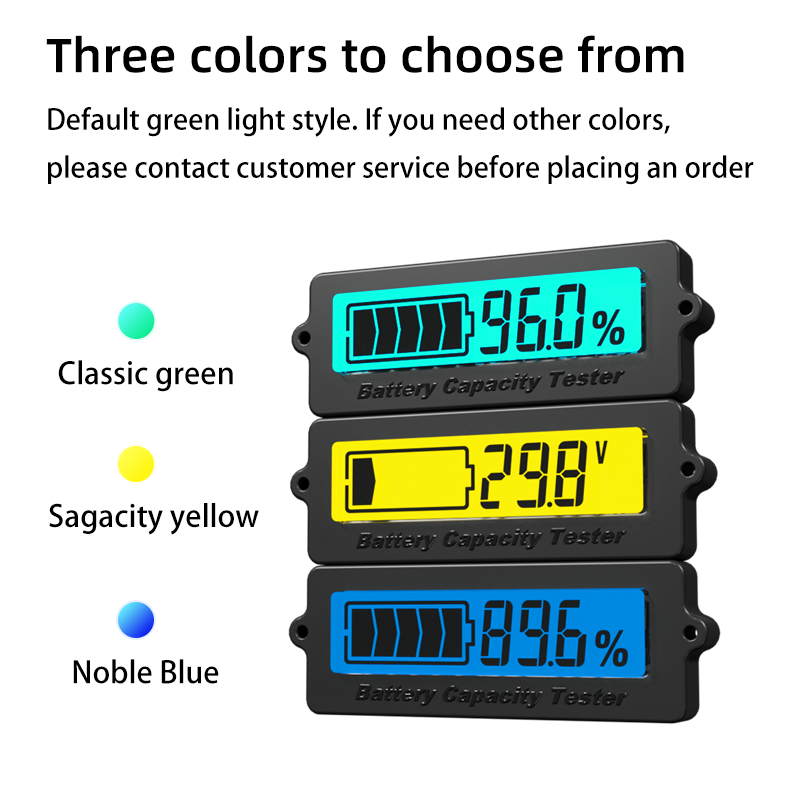 BW-LY6N 12V24V36V48V Battery Capacity Indicator Tester Battery Load Tester Digital Battery Tester Monitor Indicator