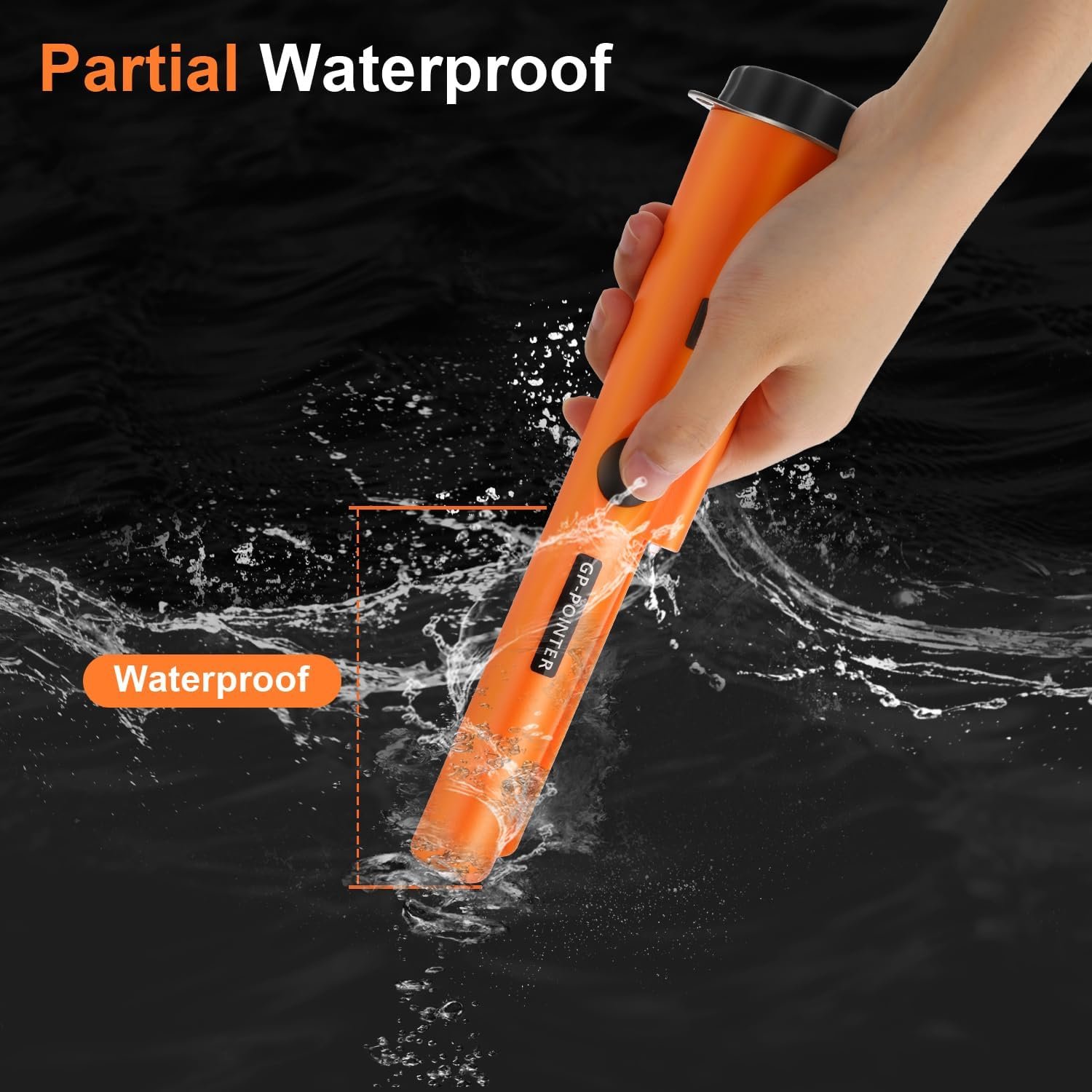 High Quality GP Pointer for Gold and Silver Coins Gold Testing Equipment Hot Selling Handheld Waterproof Led Gold Metal Detector