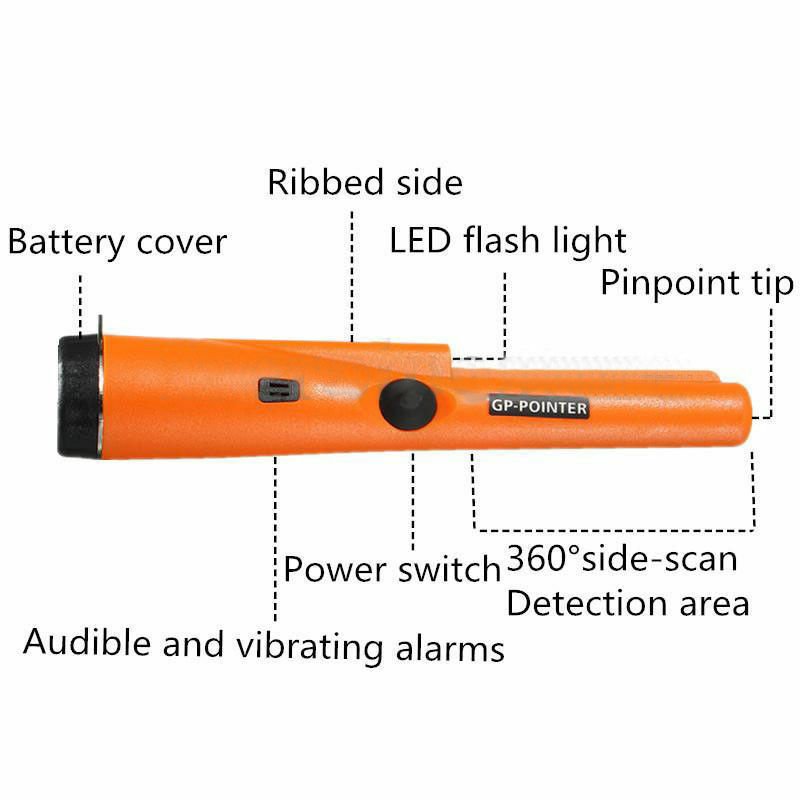 High Quality GP Pointer for Gold and Silver Coins Gold Testing Equipment Hot Selling Handheld Waterproof Led Gold Metal Detector