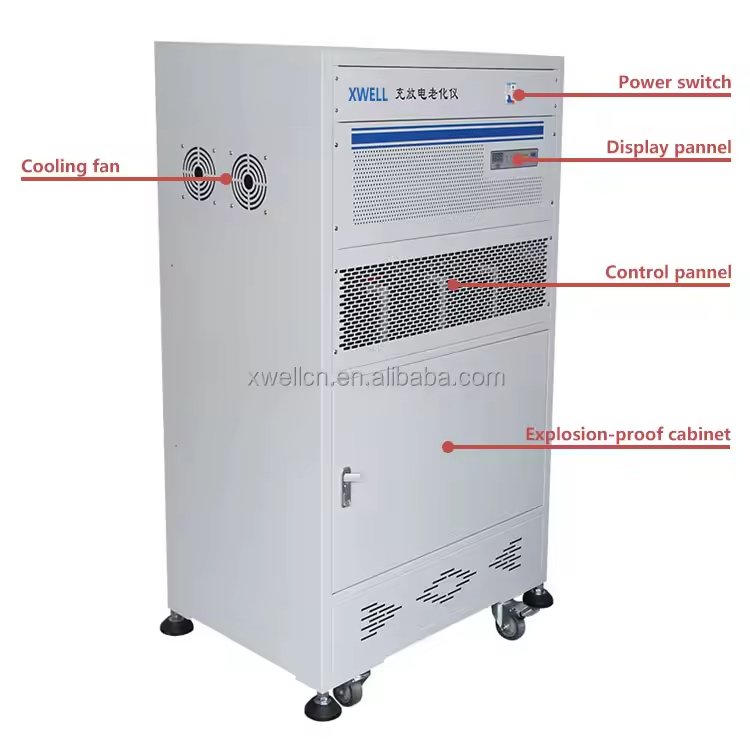 Single Channel 100V 20A Charge 40A Discharge Machine Cylindrical Battery Capacity Charge and Discharge Aging Tester