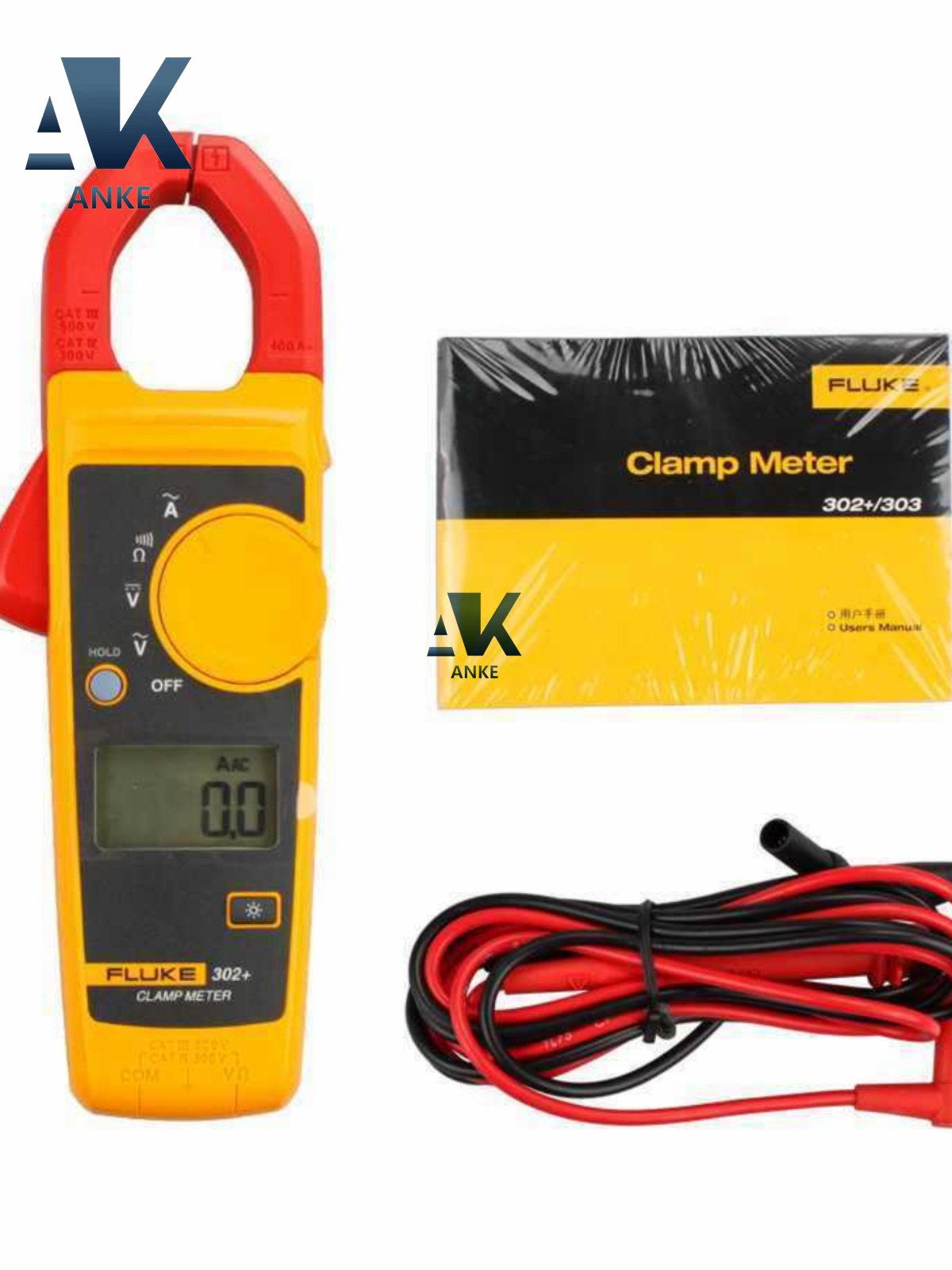 Fluke 302+ CAT III Digital Clamp Meter