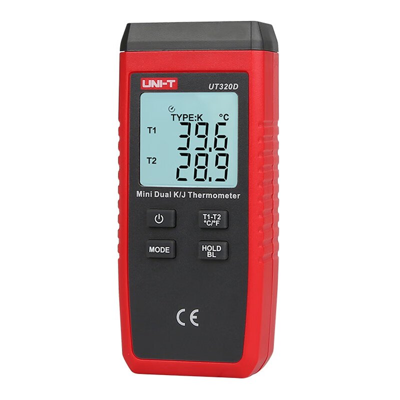 UNI-T UT320D Thermometer hygrometer Thermokoppel contact type dual channel K/J temperature meter UT320A Hygrometer tester china