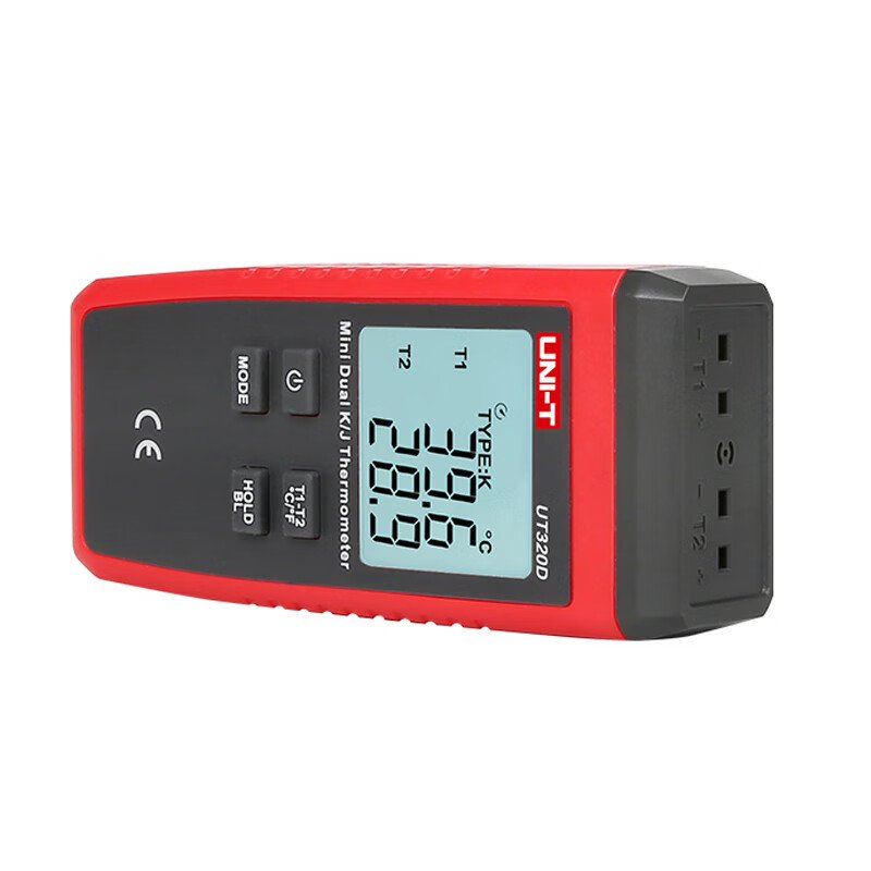 UNI-T UT320D Thermometer hygrometer Thermokoppel contact type dual channel K/J temperature meter UT320A Hygrometer tester china