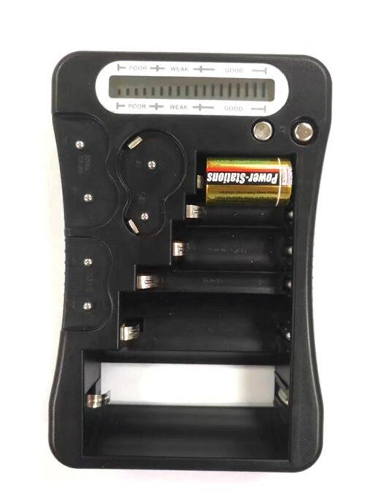 Digital battery tester for Ni-MH rechargeable battery like aa,aaa,c,d,9v size and button cells