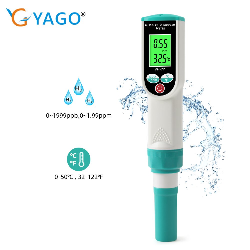 High precision Digital H2 Meter Hydrogen Water Tester Dissolved Hydrogen Meter