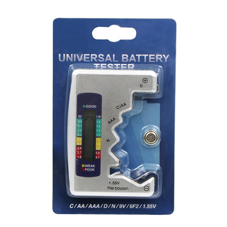 Universal Battery Tester LCD Digital Battery Capacity Tester C D N AA AAA 9V 1.5V Battery Detector Capacitance Diagnostic Tool
