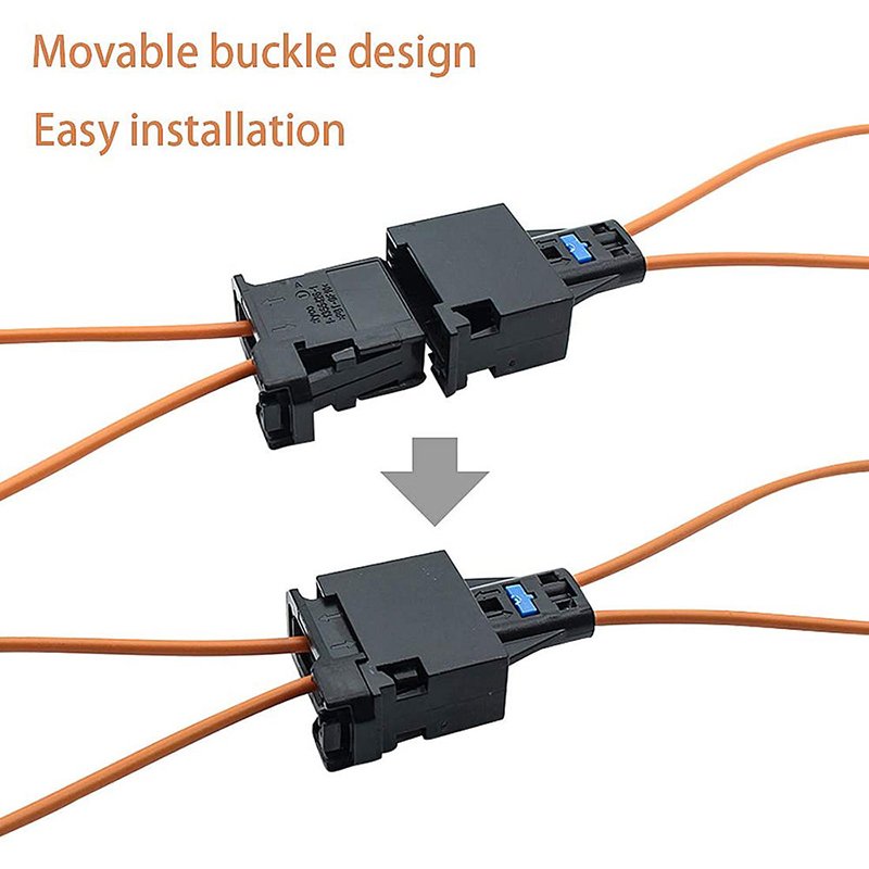 Most Fiber Optical Loop Bypass Female & Male obd Adapter Universal obd Connector for Radio and Audio BMW VW Audi Porsche SOS FIX