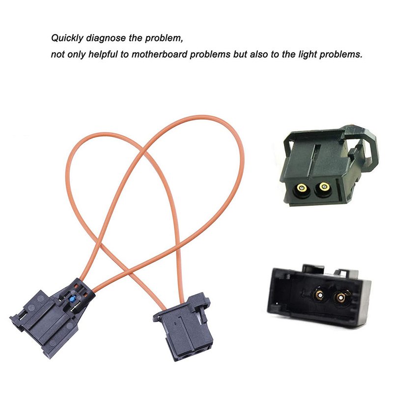 Most Fiber Optical Loop Bypass Female & Male obd Adapter Universal obd Connector for Radio and Audio BMW VW Audi Porsche SOS FIX
