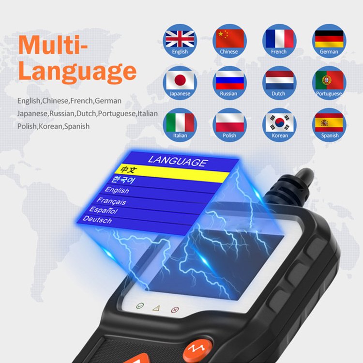 Dongle High Quality 6V 12V Digital Color Screen Deep Cycle Capacity Car Battery Tester