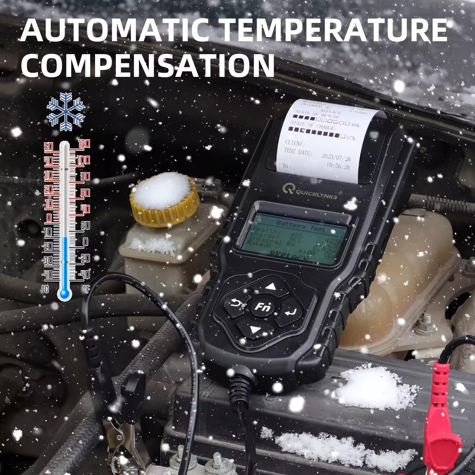 Hot selling battery tester BA2000 high and low temperature accurate measurement print voltage internal resistance current