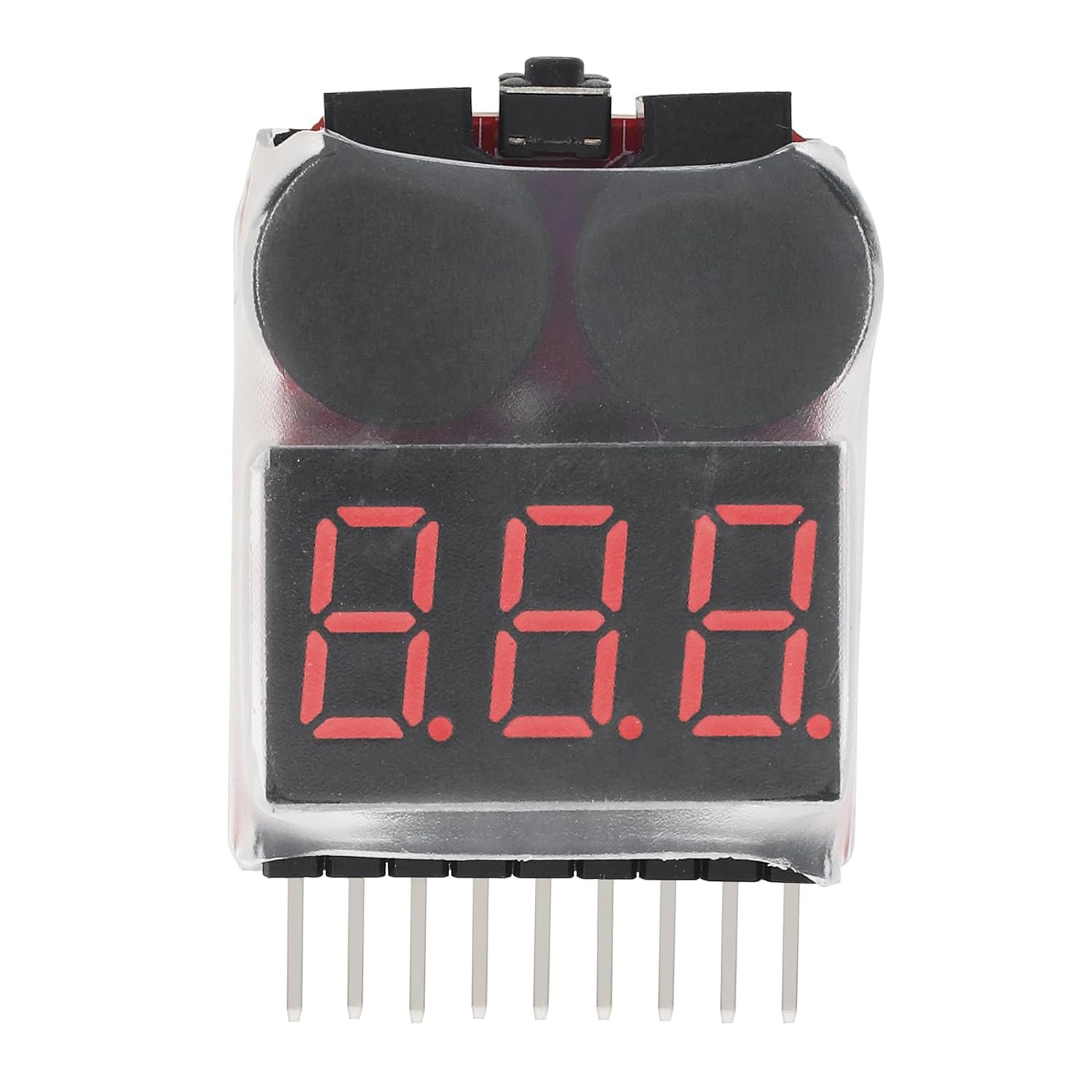 2in1 1-8s Lipo Battery Voltage Tester RC Low Voltage Buzzer Alarm Battery Monitor Checker Tester for 1-8s Lipo