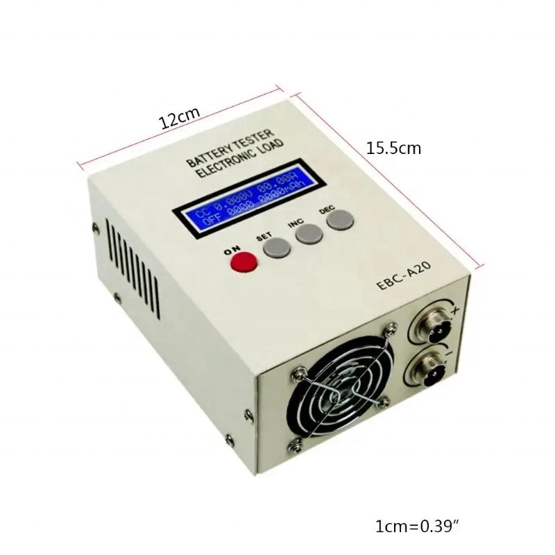 EBC-A20 Battery Tester 30V 20A 85W Lithium Lead-acid Batteries Capacity Test 5A Charge 20A Discharge Support PC Software Control