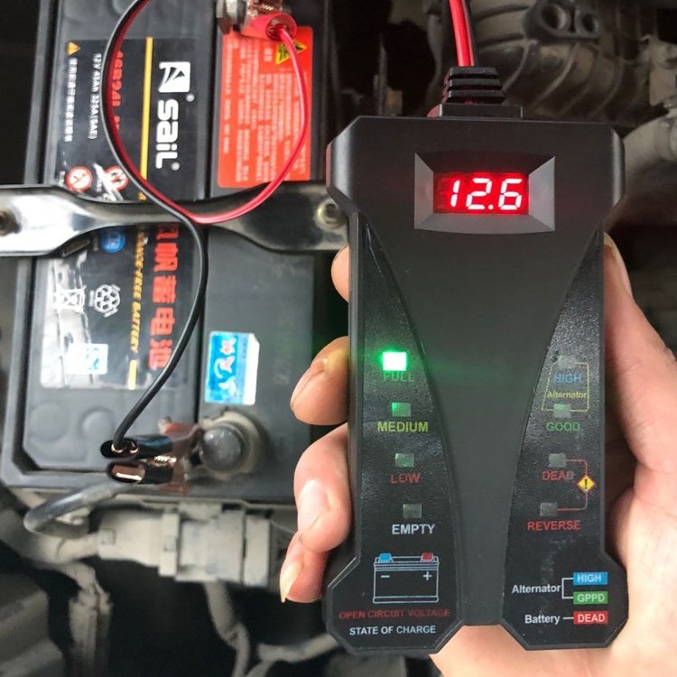 Wholesale 12V Three-In-One Battery Tester Digital Display Tester