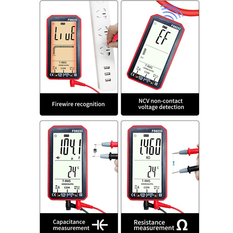 China TOP 10 Digital Smart Multimeter with Multifunction 6000Counts Multimeter Voltage Tester digital metre