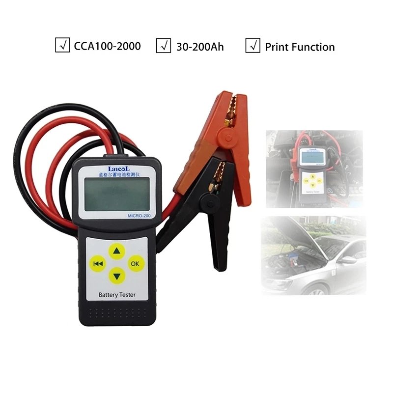 CCA100-2000 Diagnostic Car Automotive Battery Tools Analyzer Tester