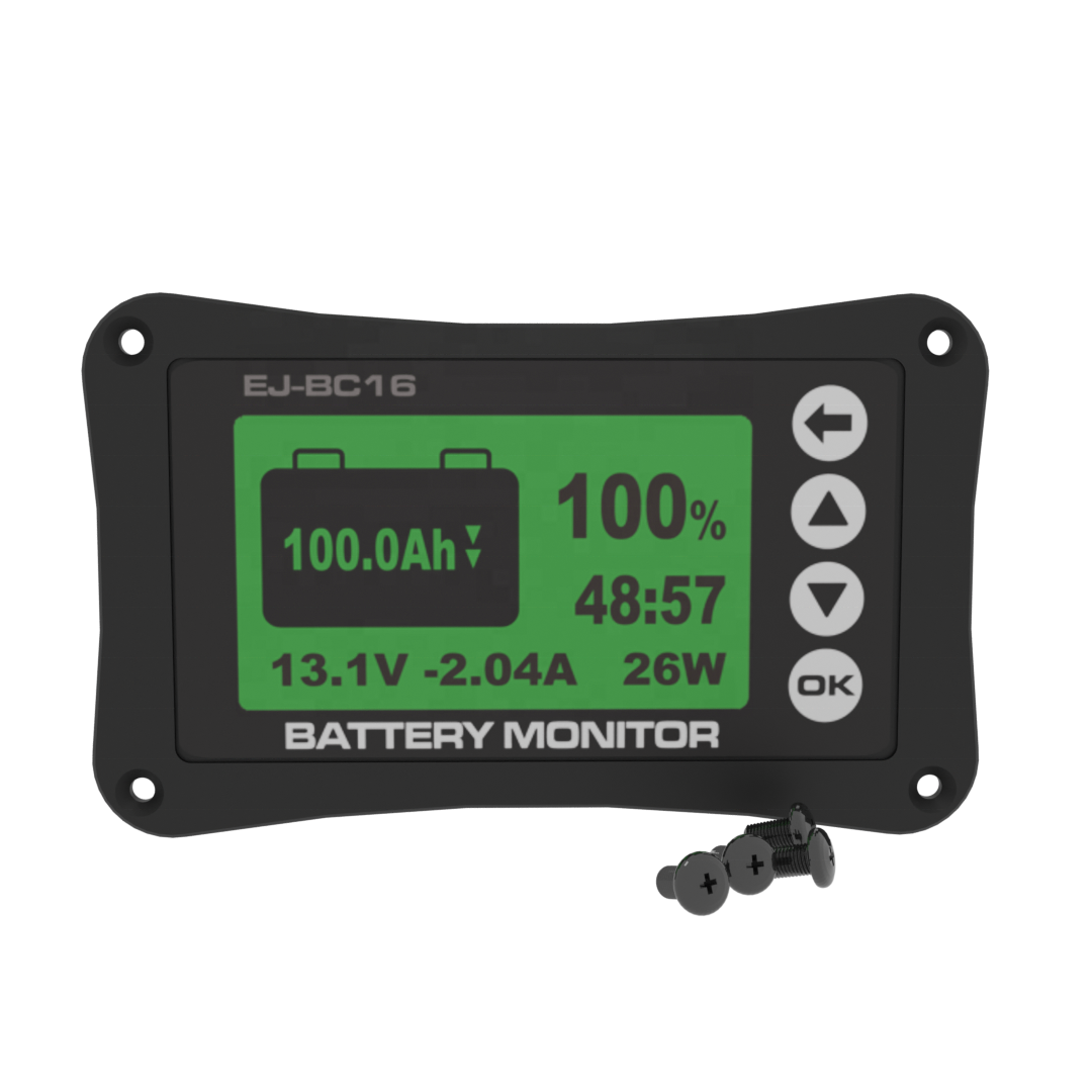 EJ-BC16 48V 75A butterfly smart shunt lithium battery monitoring system with RS485 CANbus TTL233 communication