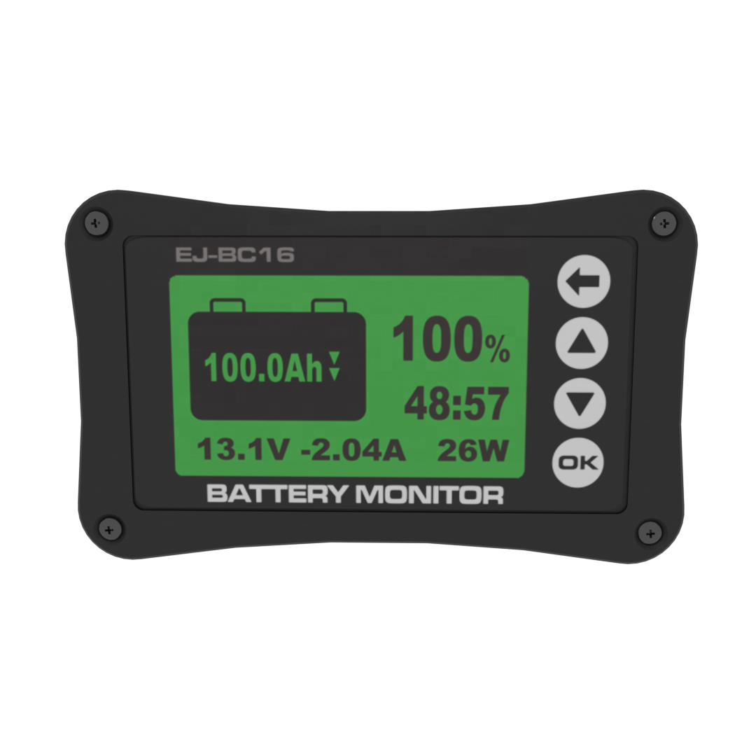 EJ-BC16 48V 75A butterfly smart shunt lithium battery monitoring system with RS485 CANbus TTL233 communication