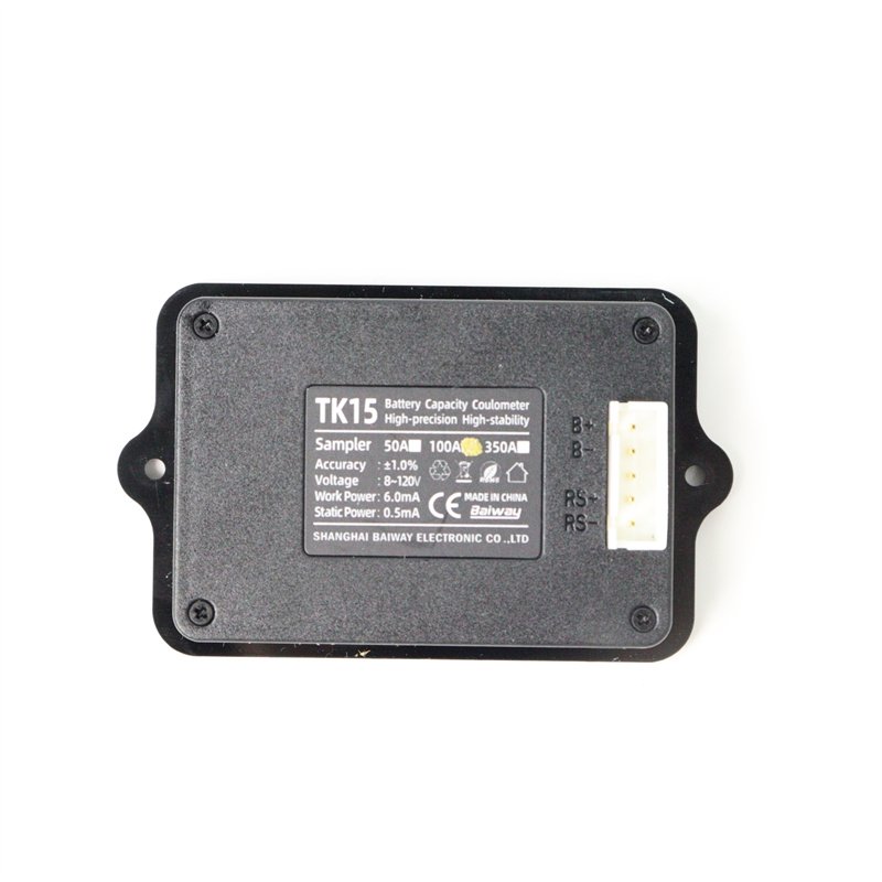 TK15H Battery Coulometer 8-120V 100A High Precision Battery Capacity Tester Voltage Current Power SOC Battery Monitor