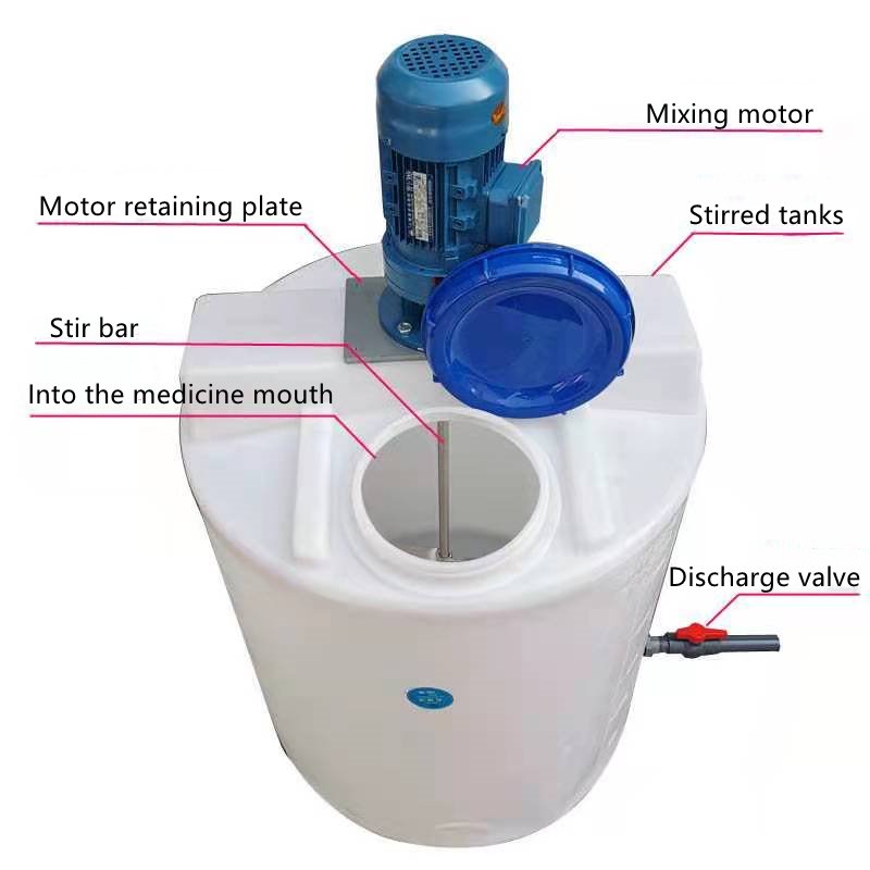 Integrated automatic flocculant aid flocculant PAC/PAM chlorine dioxide air floating machine automatic Dosing system