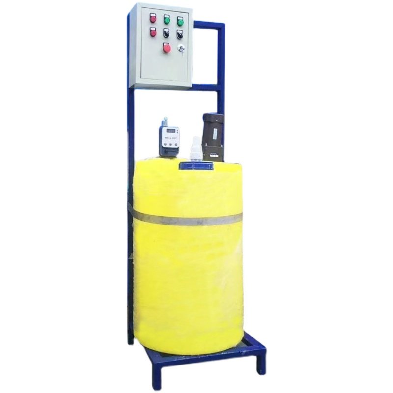 Integrated automatic flocculant aid flocculant PAC/PAM chlorine dioxide air floating machine automatic Dosing system