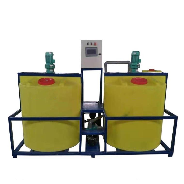 Integrated automatic flocculant aid flocculant PAC/PAM chlorine dioxide air floating machine automatic Dosing system