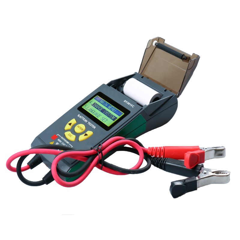 Auto discharge launch cca battery tester with printer digital analyzer 12V 24V