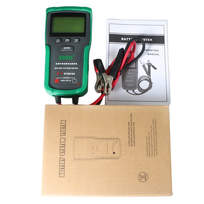 Battery Tester Lead-acid Battery Charge and Discharge Tester DY2015A 12v/24v Battery Internal Resistance Life Detection