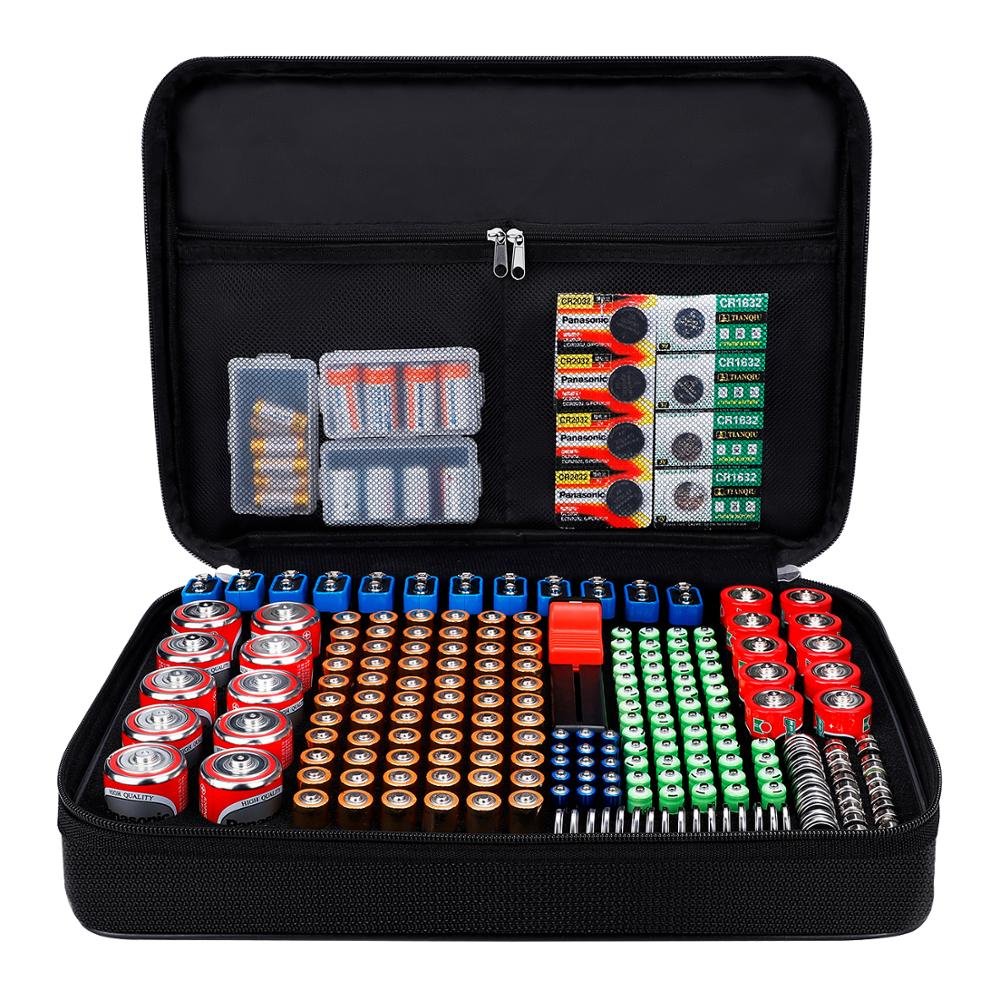 Large Capacity Battery Organizer case 2020 hot selling Waterproof Explosionproof Fireproof Battery Organizer Storage Box