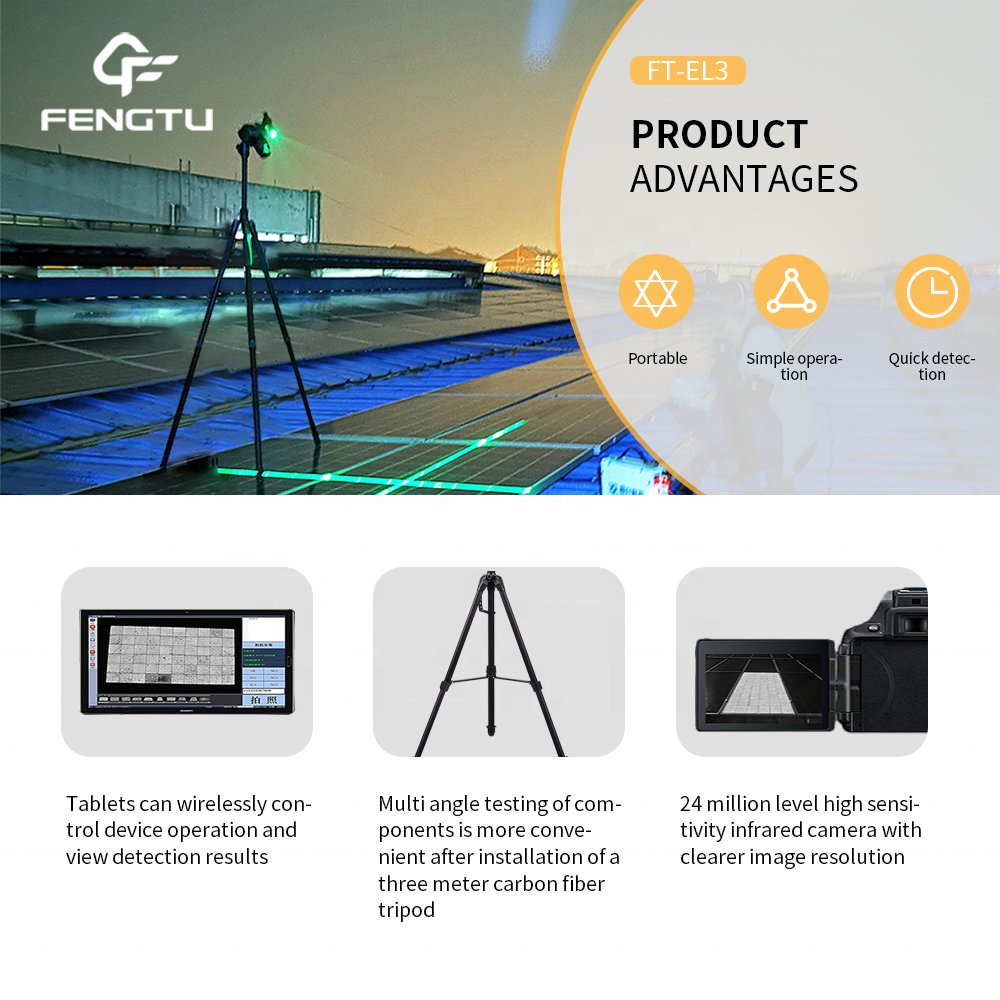 Portable EL Detector Photovoltaic EL Tester Solar Panel Testing Machine Equipment Detector