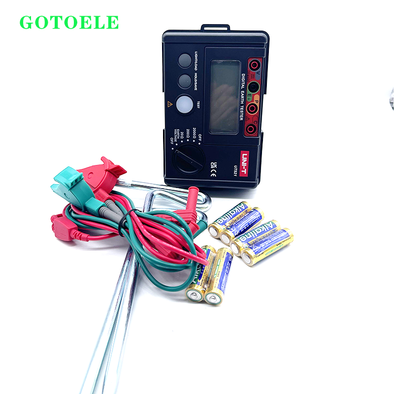 Meter UNI-T521 the type digital earth tester with tolls. wire,battery and so on have a lot of stock