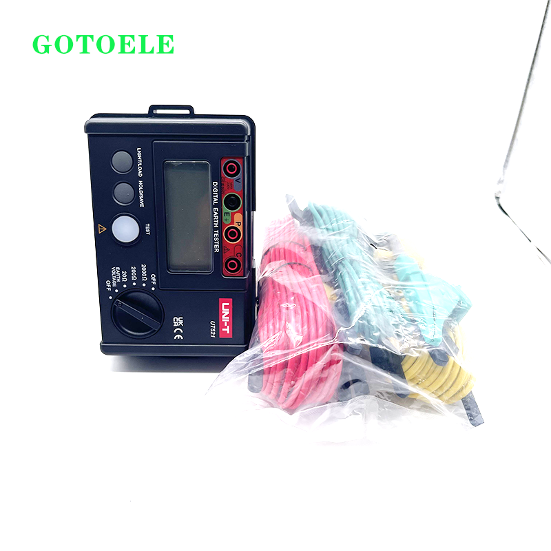 Meter UNI-T521 the type digital earth tester with tolls. wire,battery and so on have a lot of stock