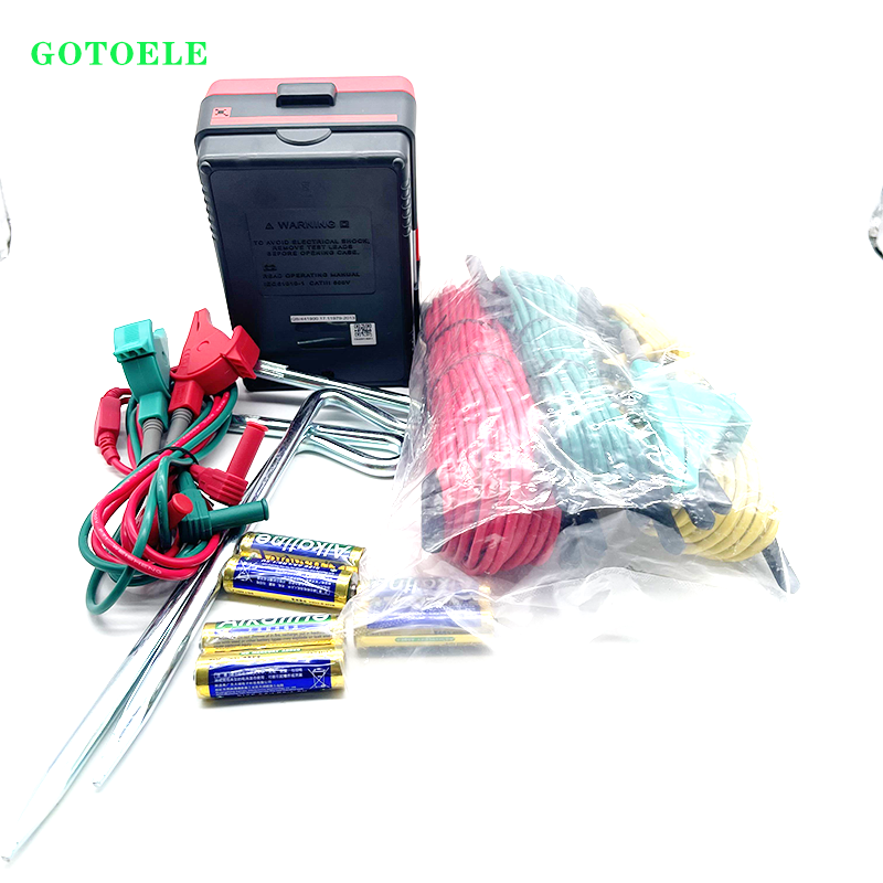 Meter UNI-T521 the type digital earth tester with tolls. wire,battery and so on have a lot of stock