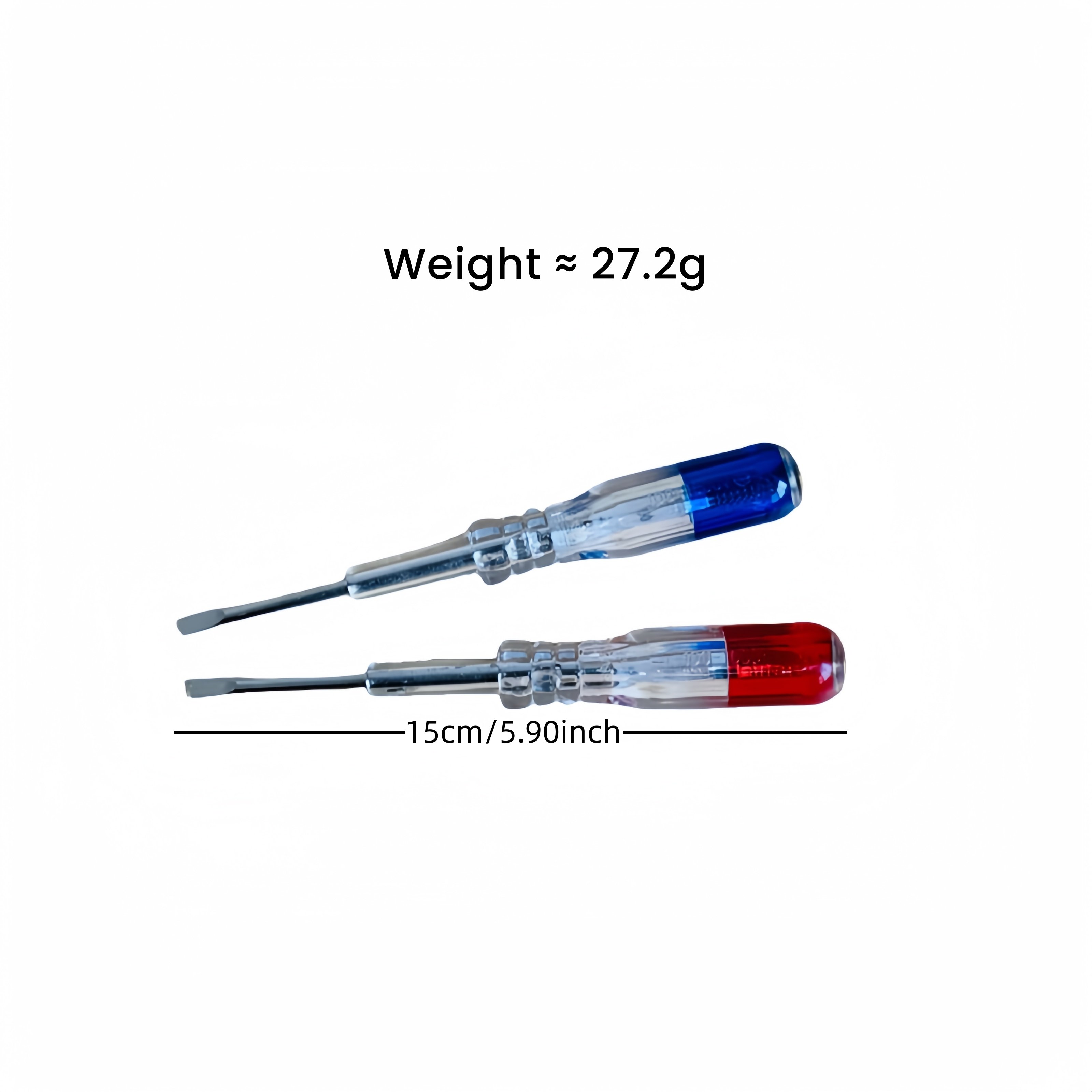 Different Style Colors 6.7 inch 4mm Test Pen Width Flathead Phillipshead Test Pen Screwdriver
