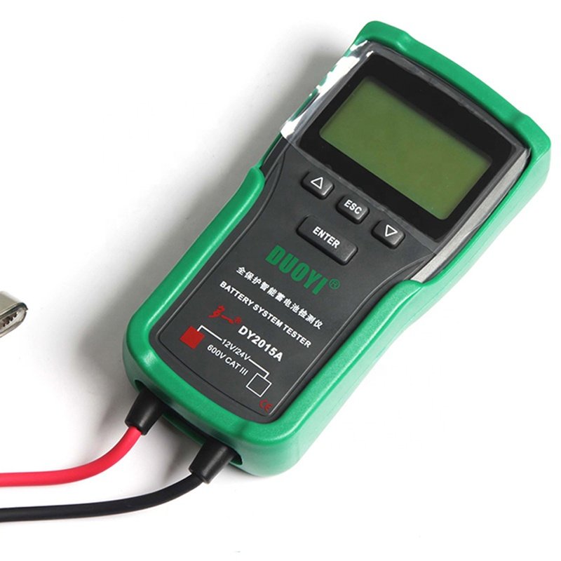 DY2015A 12V and 24V Car Battery Tester Capacity Electronic load Battery Charge Test Automotive Battery Analyzer