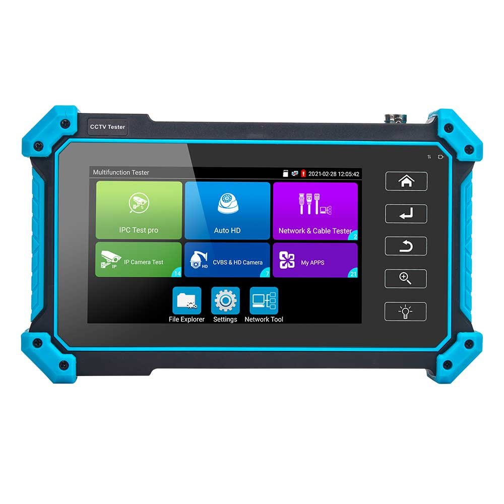 IPC5200C IPC Tester 8MP/AHD/CVI/TV/SDI CCTV Tester with HDMI VGA Input 5.4in CCTV Monitor for IP Camera Tester
