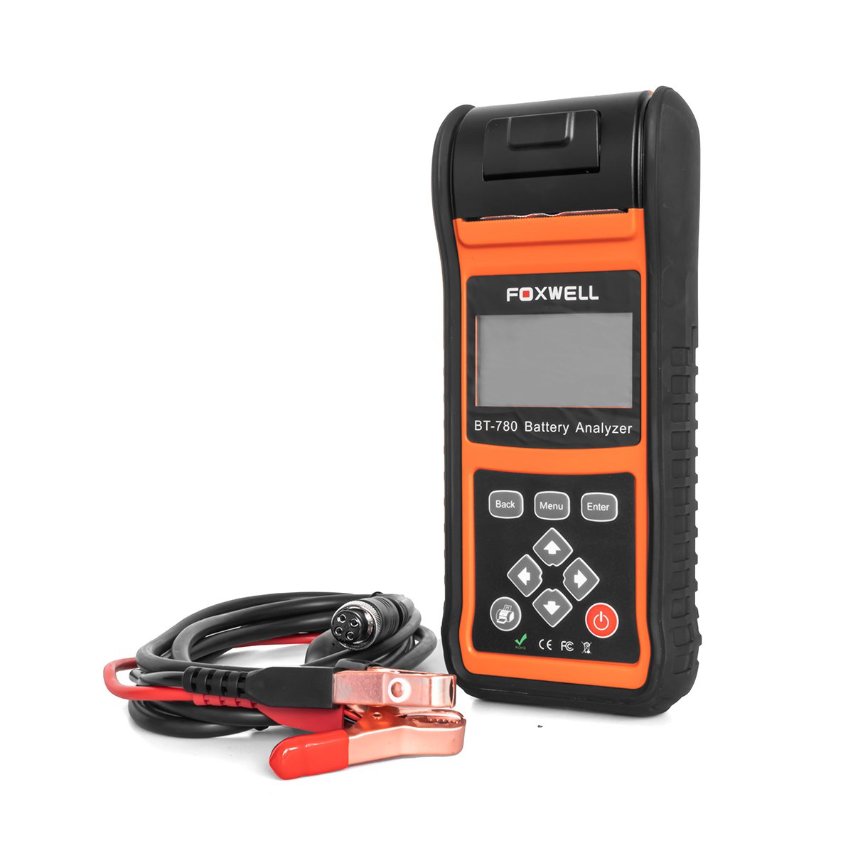 FOXWELL BT780 New Arrival 12V 24V Car Battery Load Tester With Printer Multi Language Automotive Diagnostic Battery Test