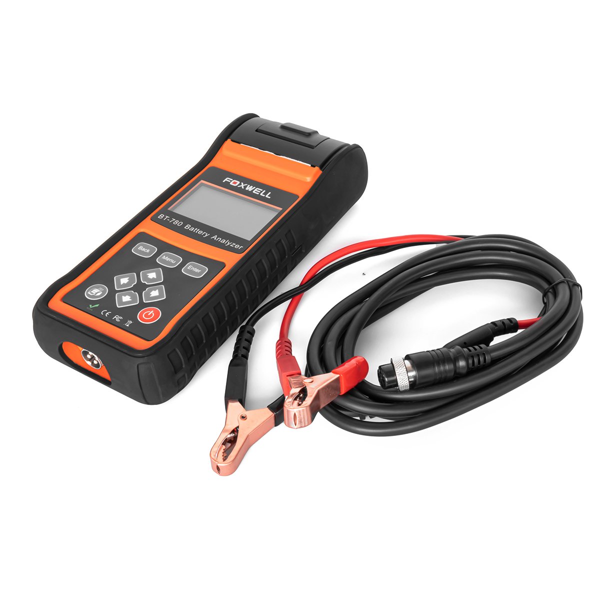 FOXWELL BT780 New Arrival 12V 24V Car Battery Load Tester With Printer Multi Language Automotive Diagnostic Battery Test