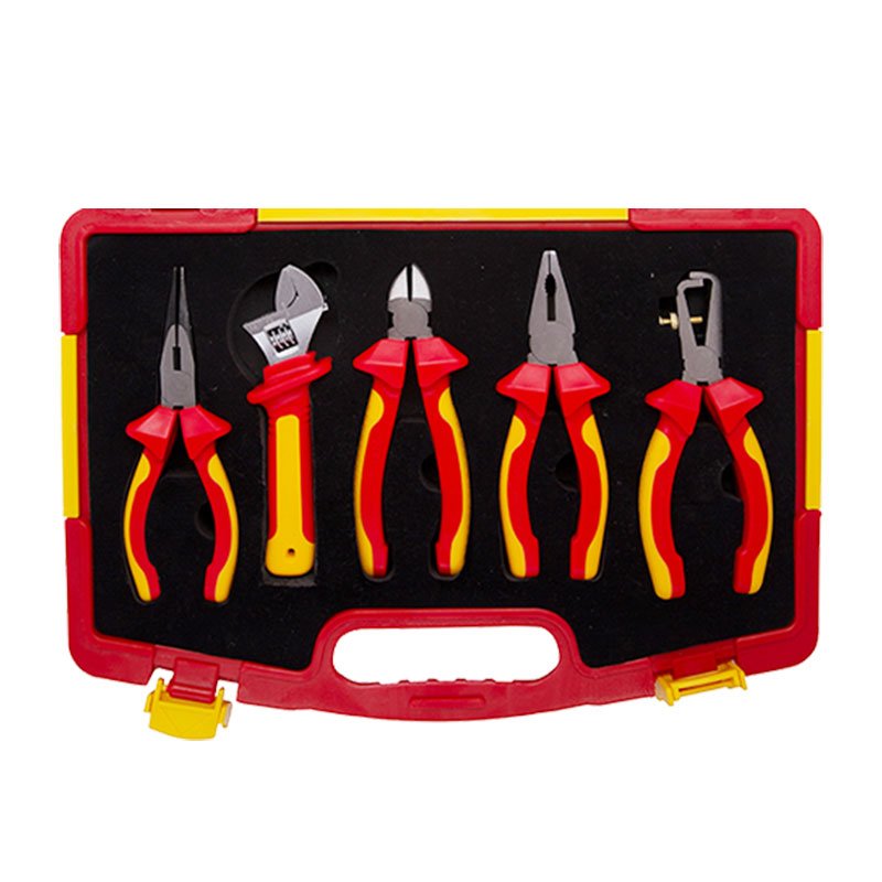 WEDO 13Pcs Insulated Tools Set Wire Stripper 6'' Long Nose Plier Phillips Slotted S2 Magnetic Screwdriver Set