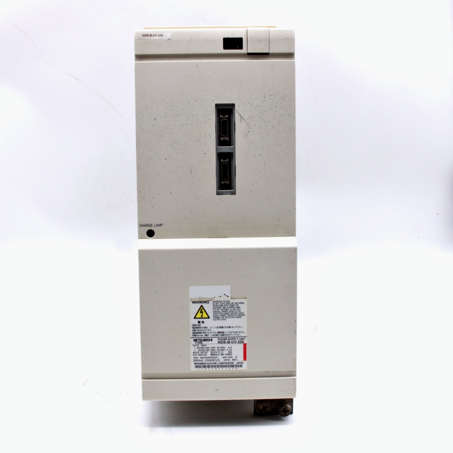 Mitsubishi MDS-B-CV-220 POWER SUPPLY MODEL Good Condition PLC PAC & Dedicated Controllers