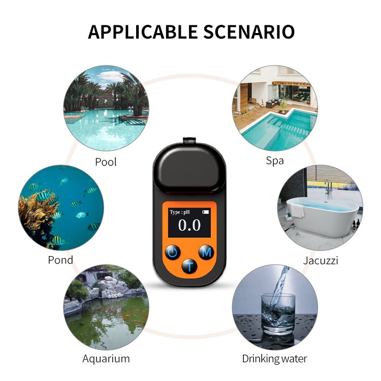 Factory direct sale multi-parameter water analyzer/ water quality tester for chlorine/pH/total alkalinity test for pool water