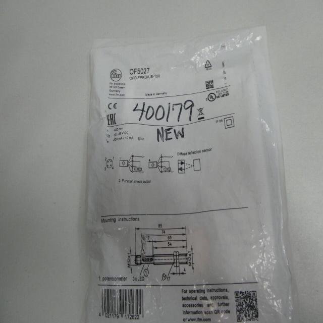 In stock PLC Efector OF5027 OFB-FPKG/US-100 Photoelectric Sensor 10-36v-dc