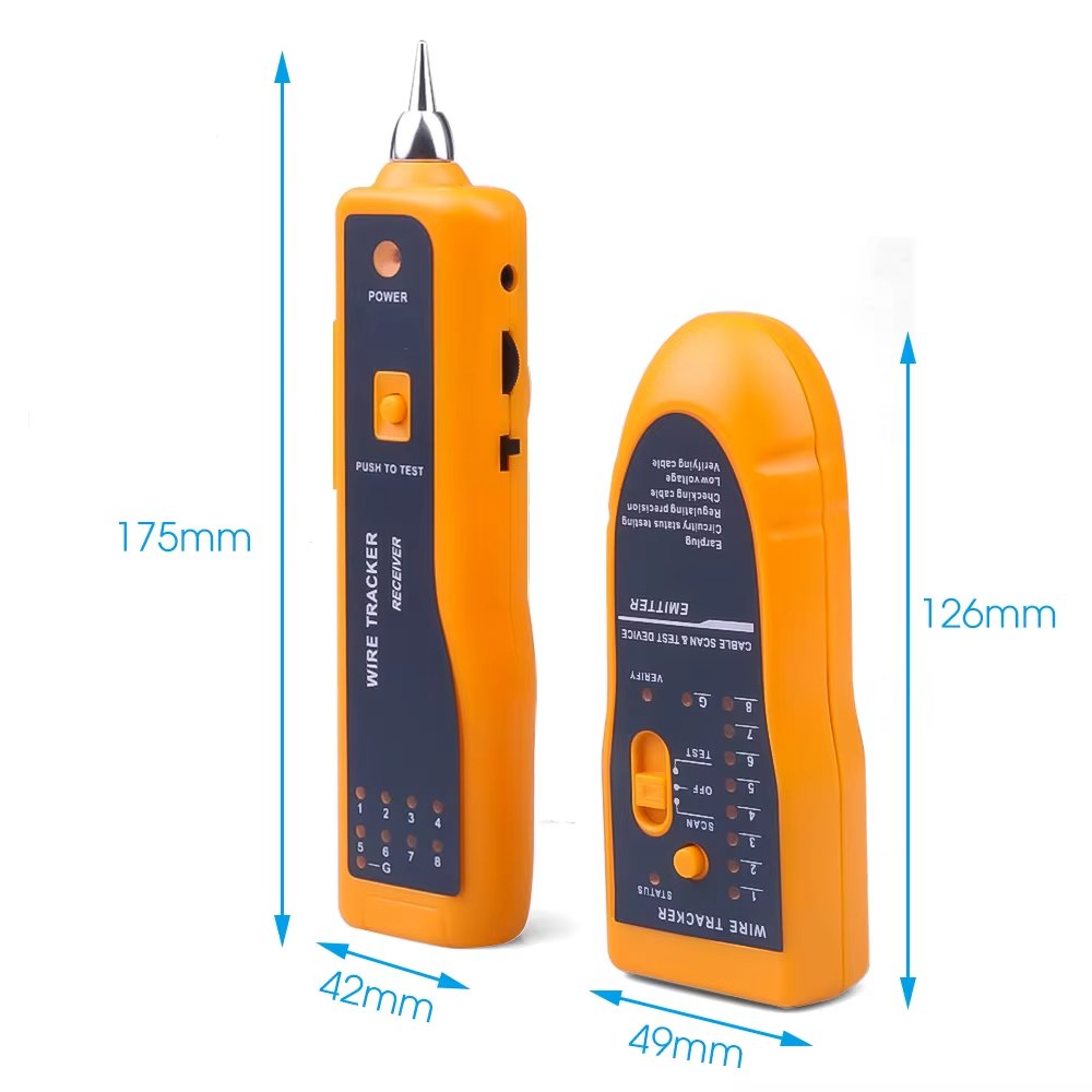 Telephone Network Cable Wire Tracker Cable fault Locato Underground Cable Detection Tools for UTP STP RJ45